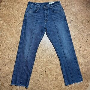 Imogene and Willie Wyatt Montrose Pintuck Straight Leg Jean Sz 29